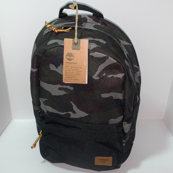 Timberland Bags Nwt Timberland Canvas Camo Backpack Poshmark